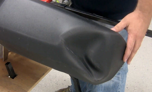 Removing a Dent from Blow-Molded Jeep Bumper Covers