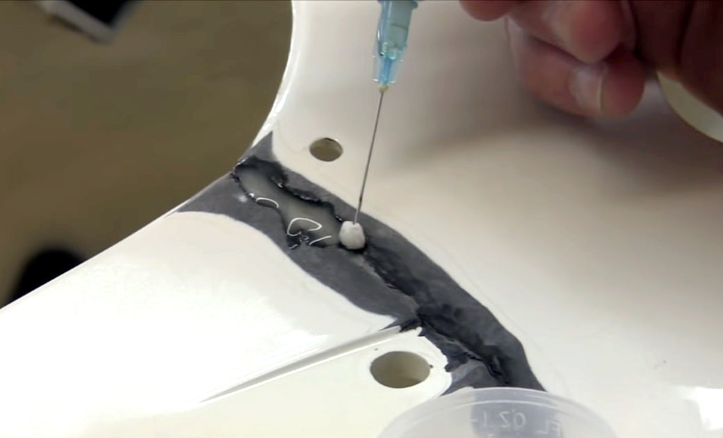 Repairing a Cracked Motorcycle Fairing with PlastiFix