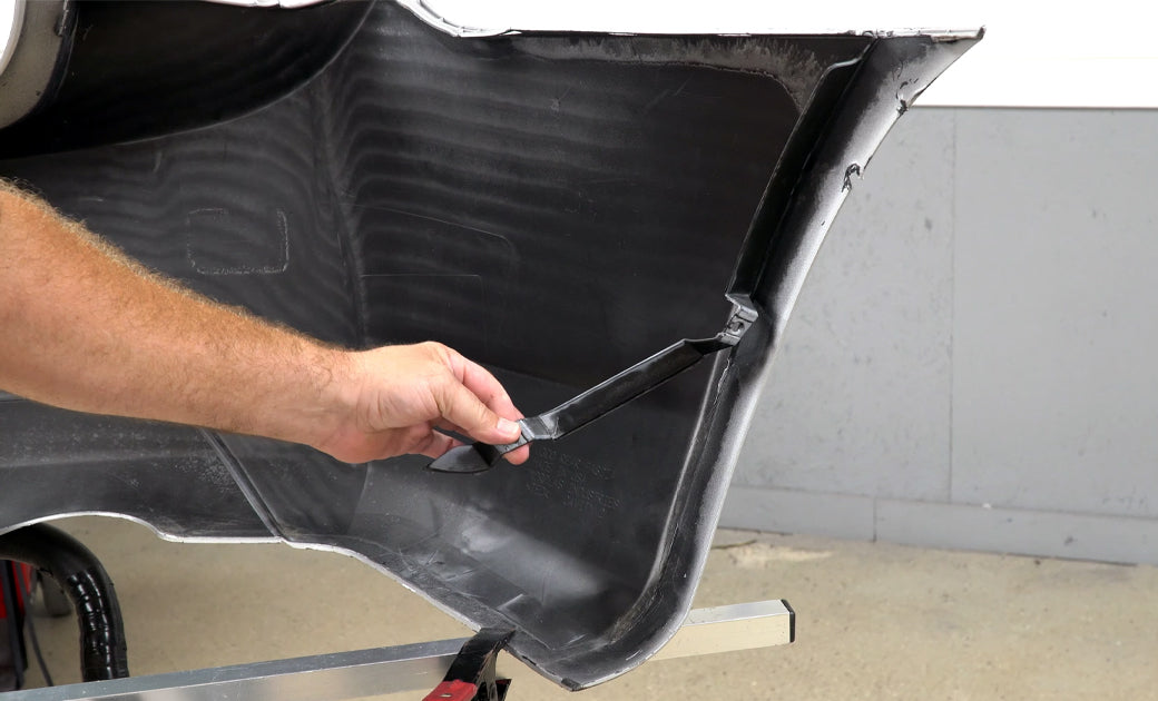 Repairing a Fender Liner Flange on a Bumper Cover