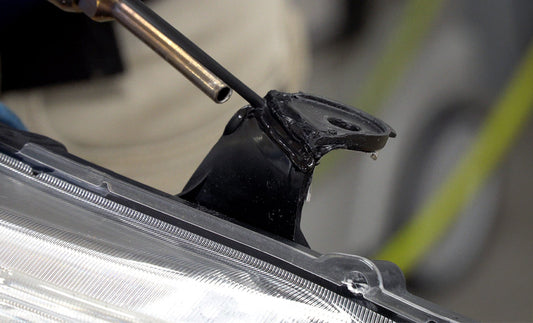 Repairing a Smooth Headlight Tab