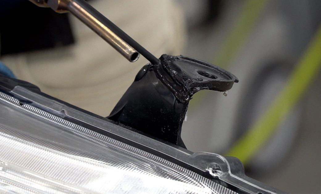 Repairing a Smooth Headlight Tab