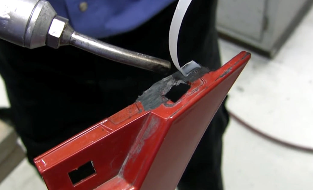 Repairing a Torn Bolt Hole on a Bumper Cover Flange