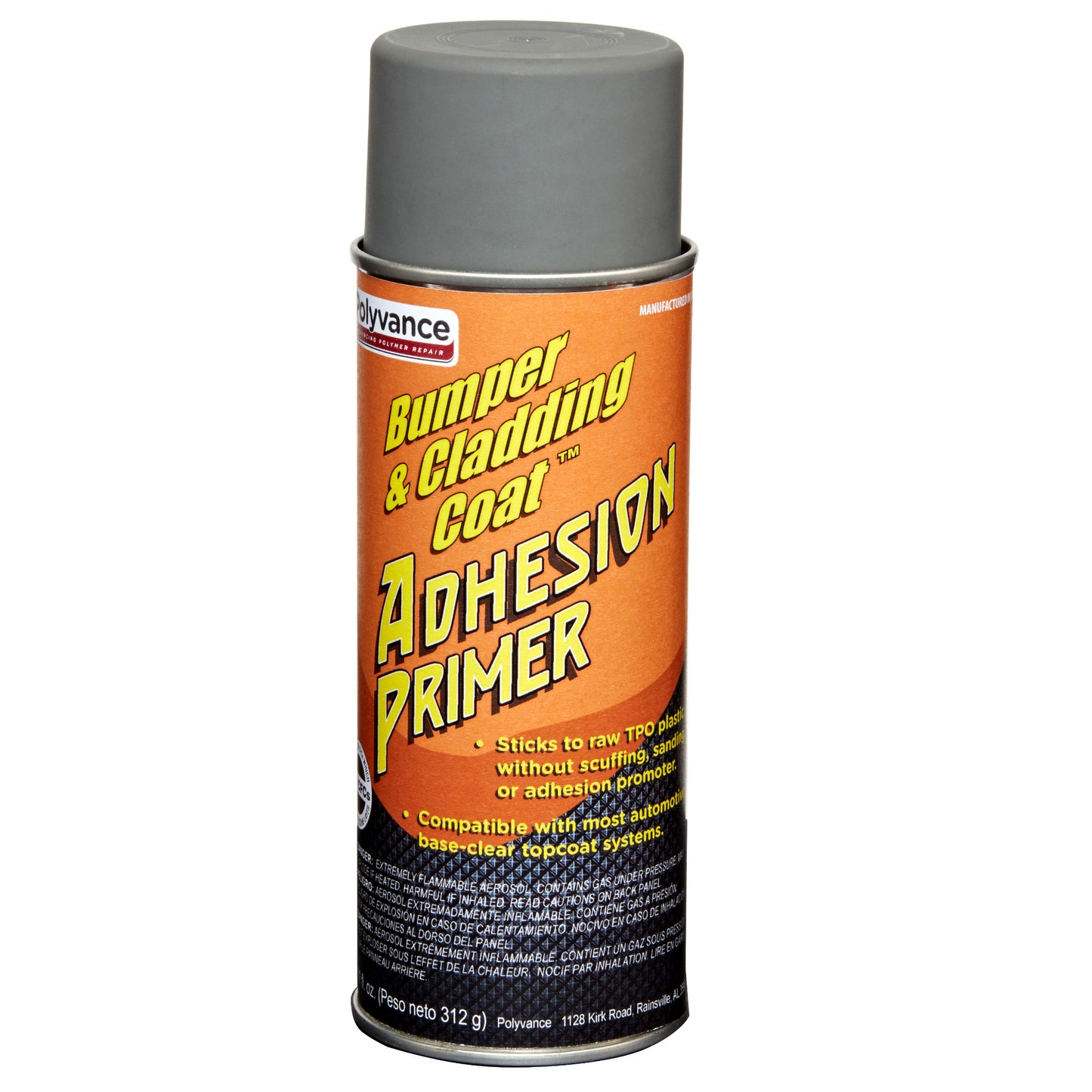 Aerosol can of dark gray Bumper & Cladding Coat Adhesion Promoter
