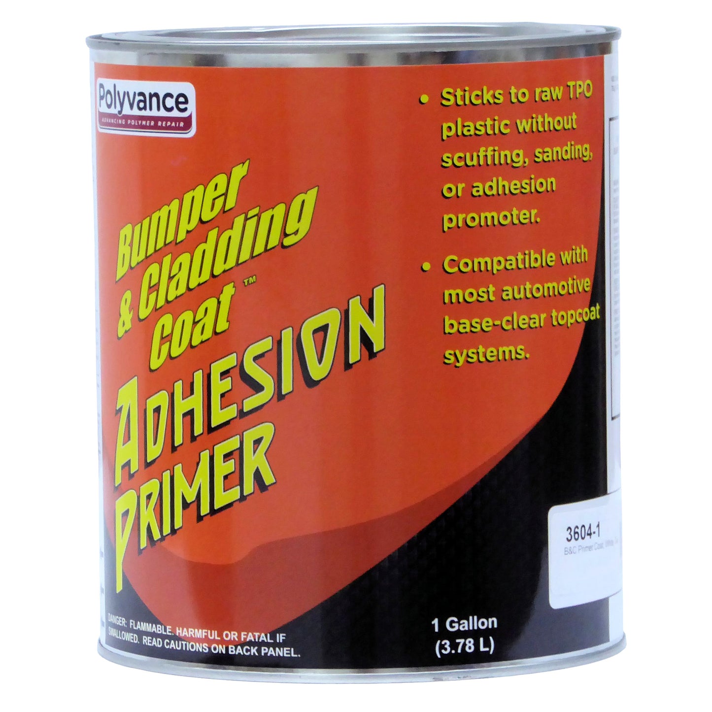 Gallon can of white Bumper & Cladding Coat Adhesion Promoter