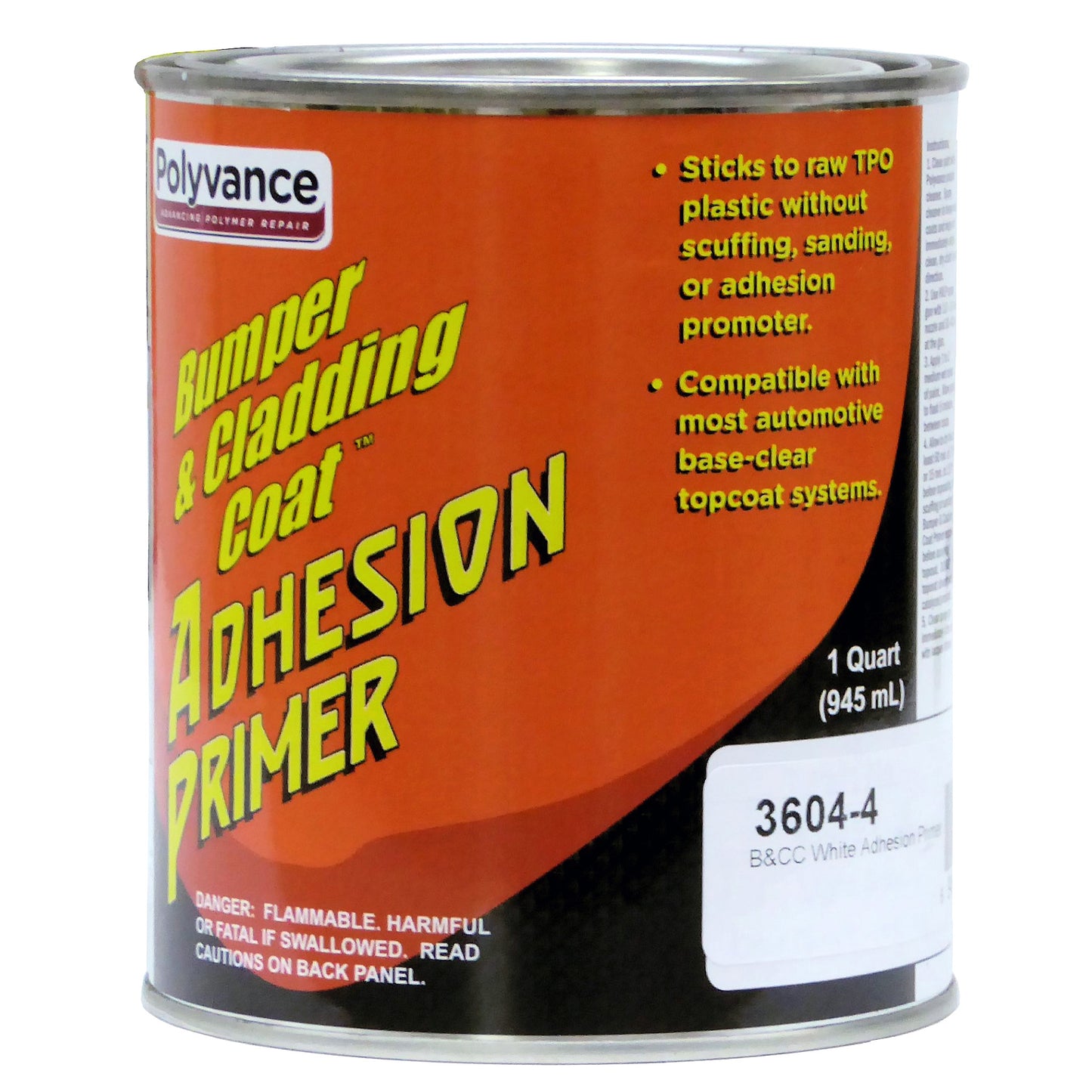 Quart can of white gray Bumper & Cladding Coat Adhesion Promoter