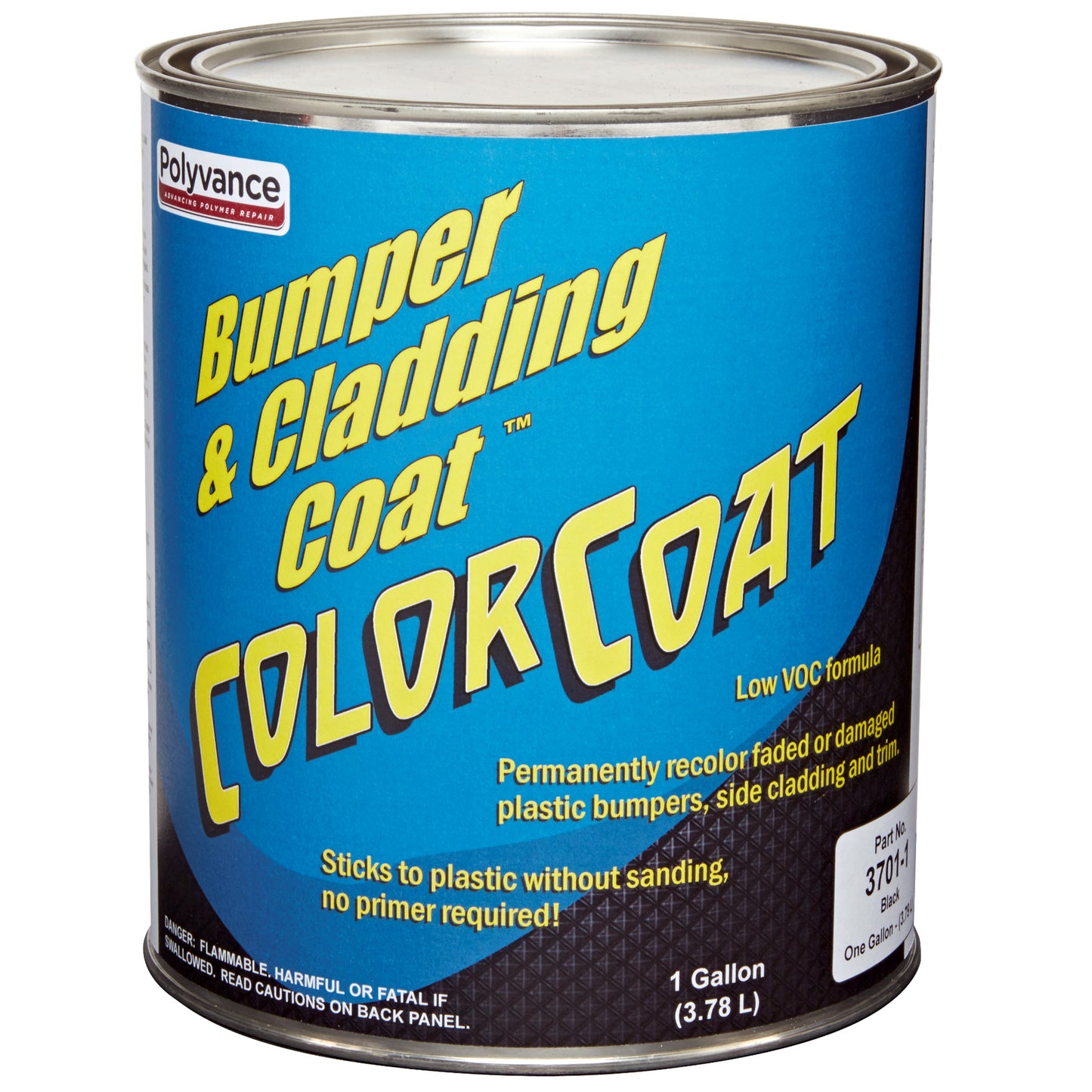 Gallon can of black Low VOC Bumper & Cladding Coat Adhesion Promoter