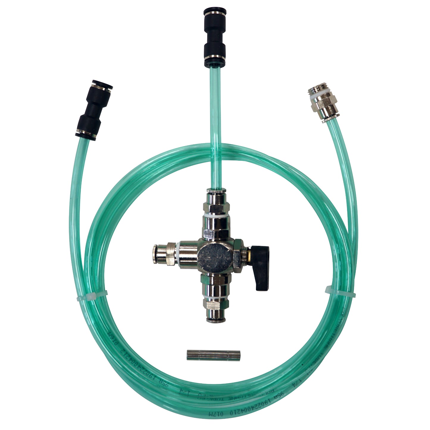 Nitrocell Tire Adapter Kit, including the valve, tubing, restrictor, and fittings