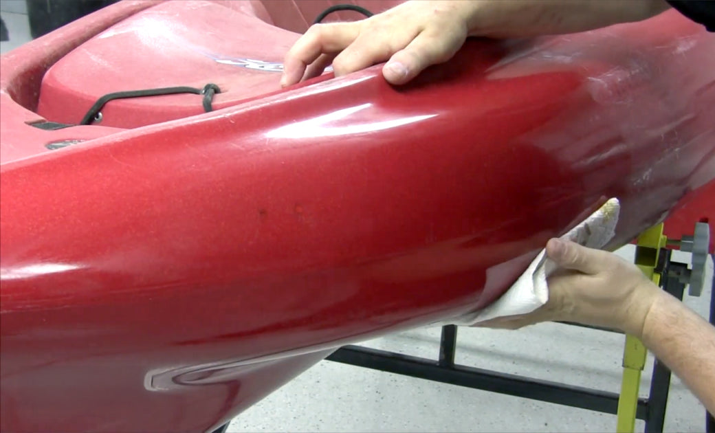 Cosmetic Restoration of a Repaired Kayak