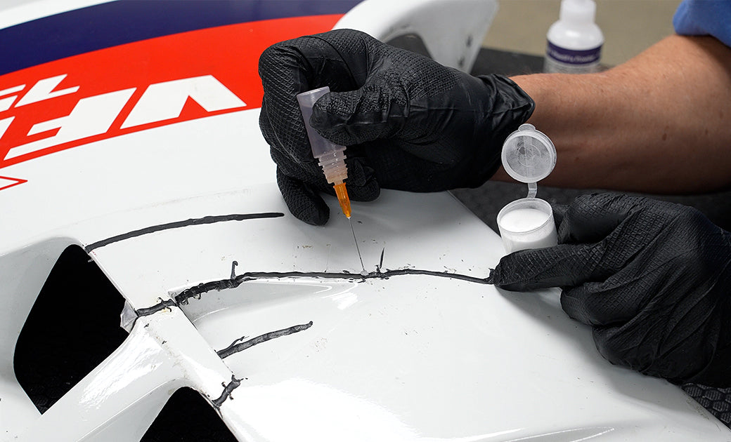 Honda VFR750 Interceptor Fairing Repair