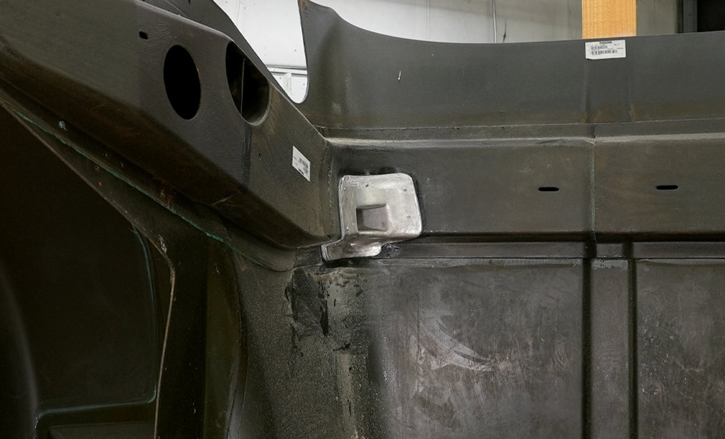 Kenworth W900L Hood Spring Mount Repair Kit Installation