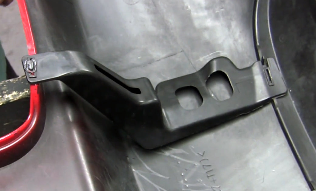 Reattaching a Bumper Cover Reinforcement Bracket