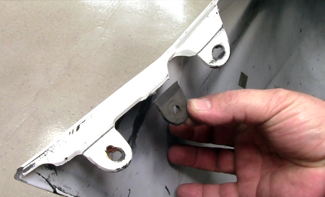 Reattaching a Hinged Bumper Cover Tab with an Airless Plastic Welder