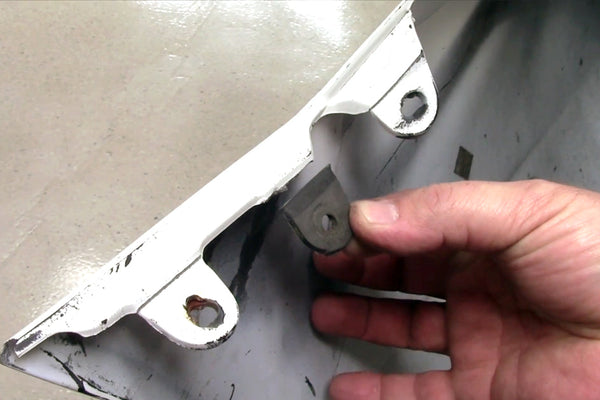 Reattaching a Hinged Bumper Cover Tab with an Airless Plastic Welder