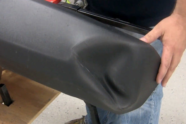 Removing a Dent from Blow-Molded Jeep Bumper Covers