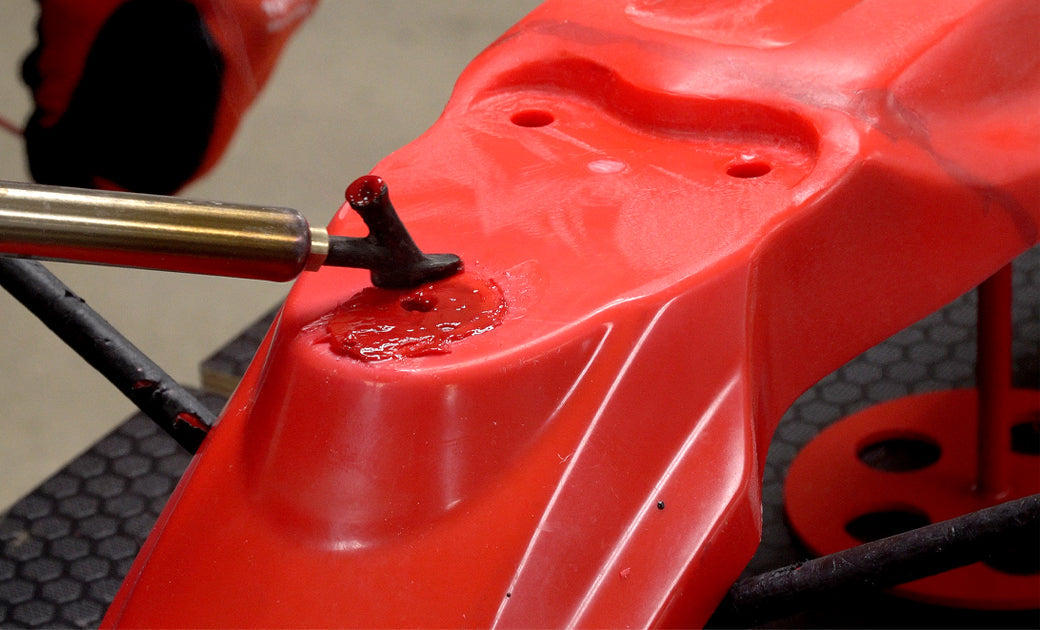 Repairing a Bolt Hole in a Dirt Bike Fender