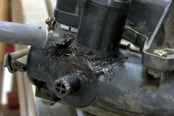 Repairing a Damaged Plastic Radiator