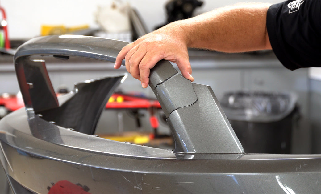 Repairing a Ford Mustang Front Bumper Cover