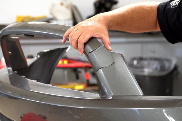 Repairing a Ford Mustang Front Bumper Cover