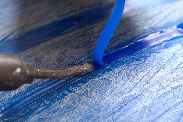 Repairing a Kayak with a Nitrogen Plastic Welder