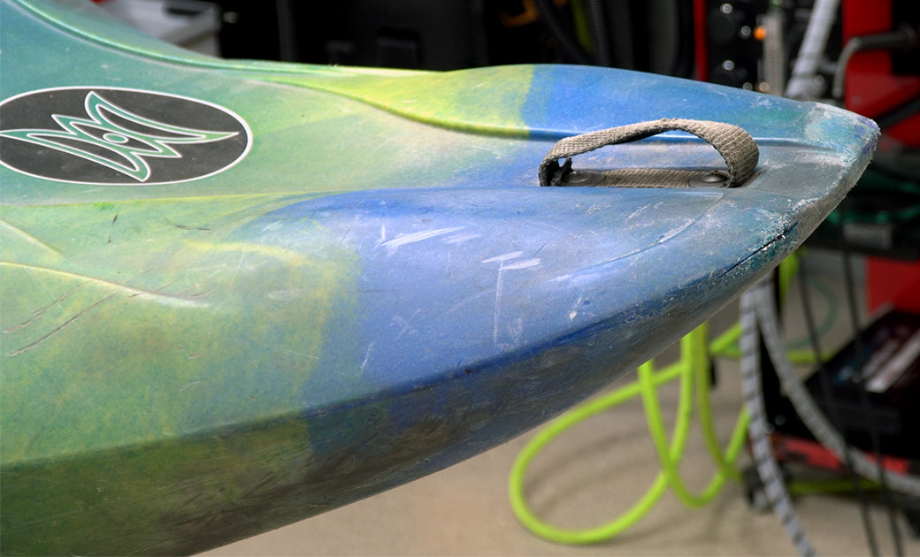 Repairing a Kayak with an Airless Plastic Welder