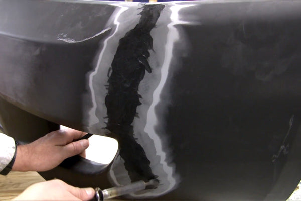 Repairing a Long Tear in a Bumper Cover with FiberFlex