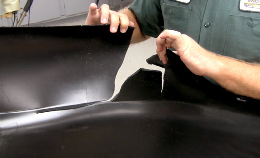 Repairing a Long Tear on a Bumper Cover
