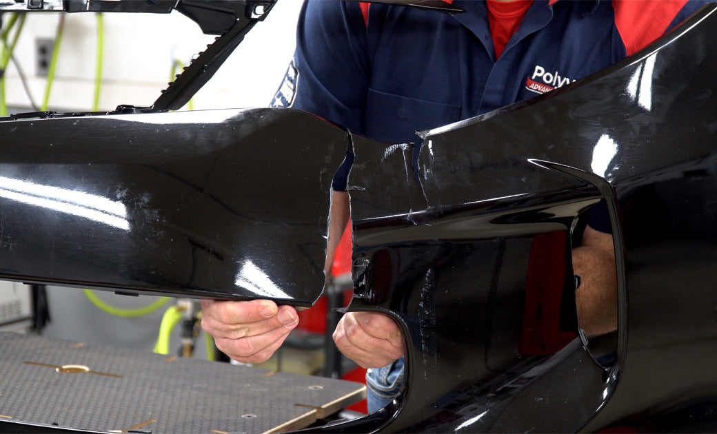 Repairing a Long Tear on a Kia Optima Bumper Cover