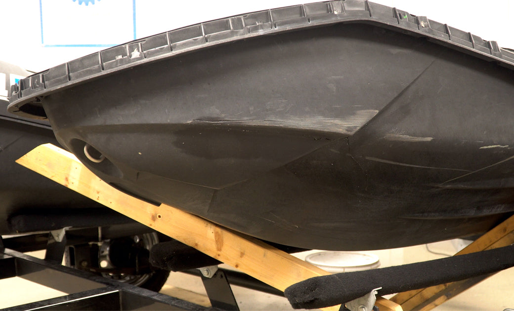 Repairing a Sea-Doo Polytec Hull