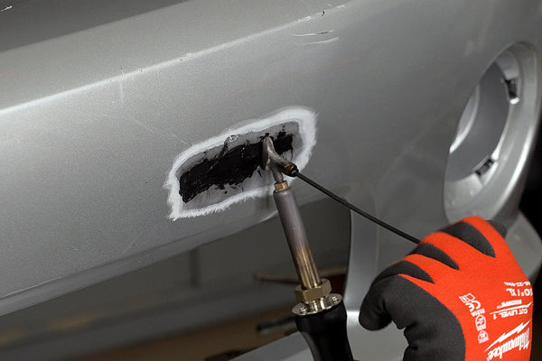 Repairing a Tear in the Face with an Airless Plastic Welder