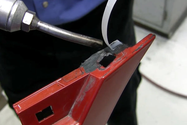 Repairing a Torn Bolt Hole on a Bumper Cover Flange