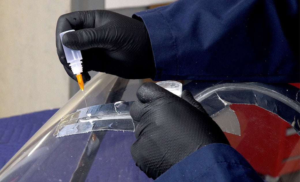 Sailplane Canopy Repair Using PlastiFix