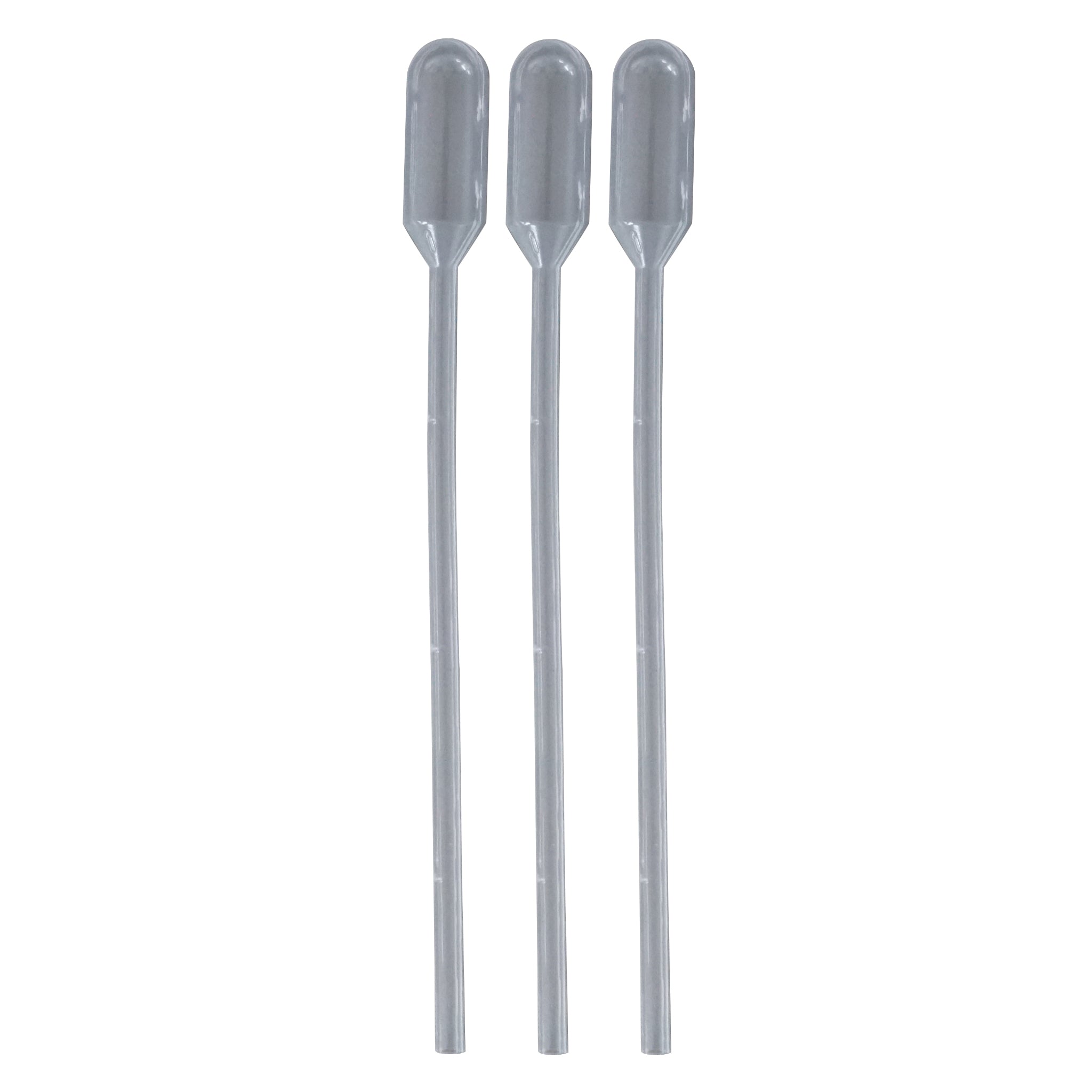 Three PlastiFix liquid transfer pipettes