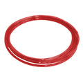 15 feet of 1/4 inch red nylon tubing