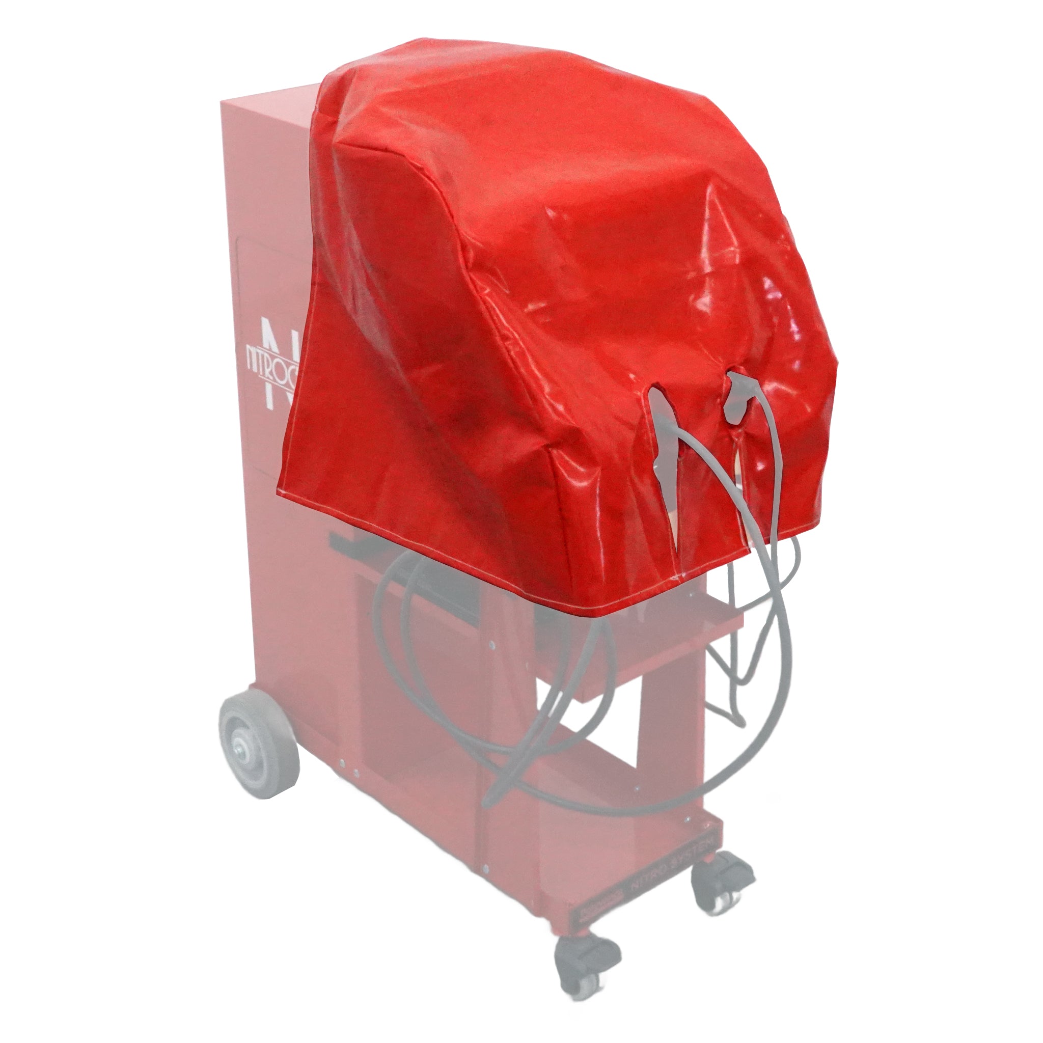 Nitro-Fuzer Touch Welder Cover, covering the welder unit and the welding rod storage area.