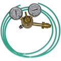 Nitrogen Regulator Installation Kit, featuring regulator, fitting, and tubing