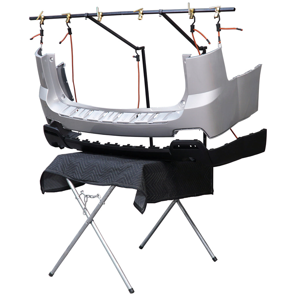 Bumper Stabilizer securing a two piece bumper cover