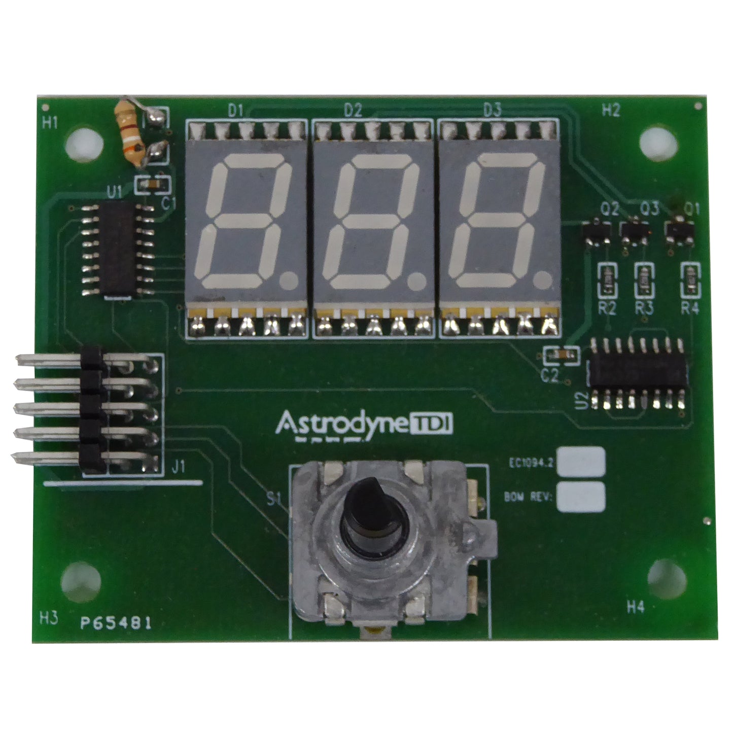 Digital welder LED display board