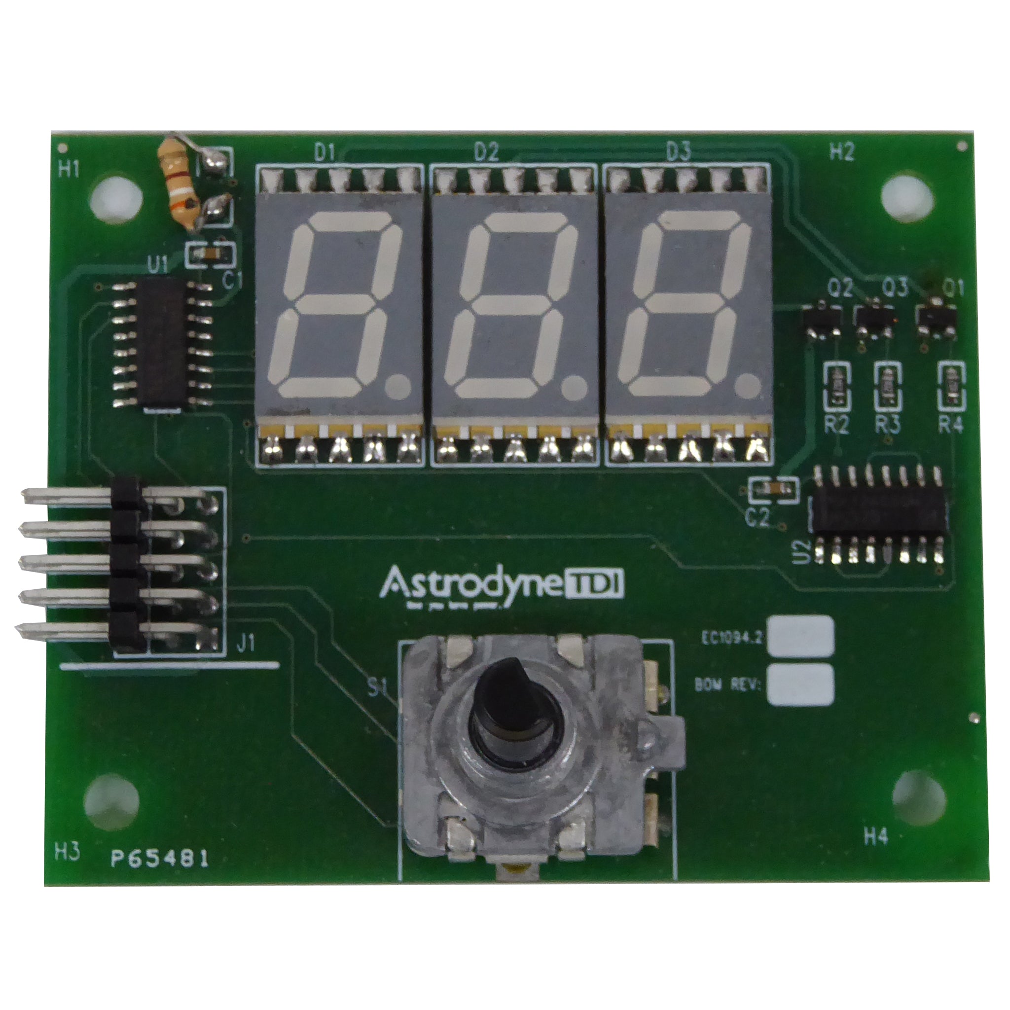 Digital welder LED display board
