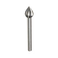 Tear drop cutter bit, 1/8" diameter shank