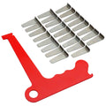 Shim Jim Tab Separator Tool, featuring the Shim Jim and 25 shims