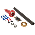 All the parts of the handle and socket assembly