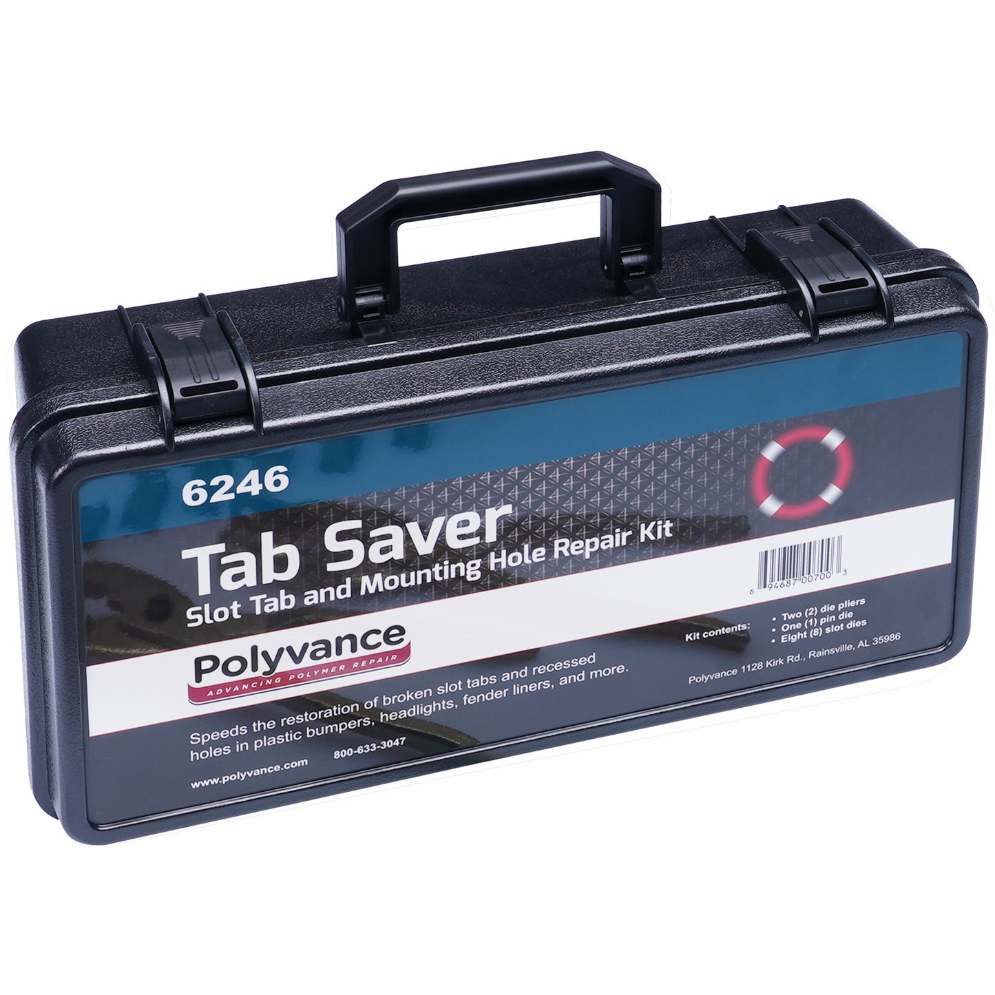 Tab Saver Kit box with a handle