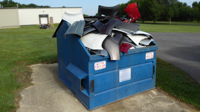 Bumpers in dumpster