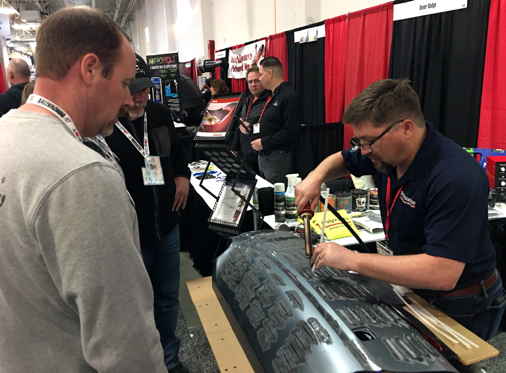 Scott doing another demo with the nitrogen welder.