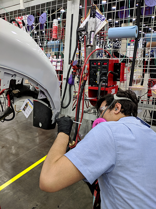 Competitor welding bumper.