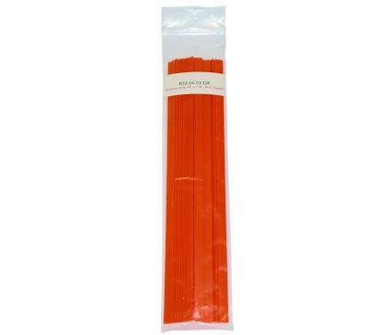 Orange Polypropylene Plastic Welding Ribbon, 3/8