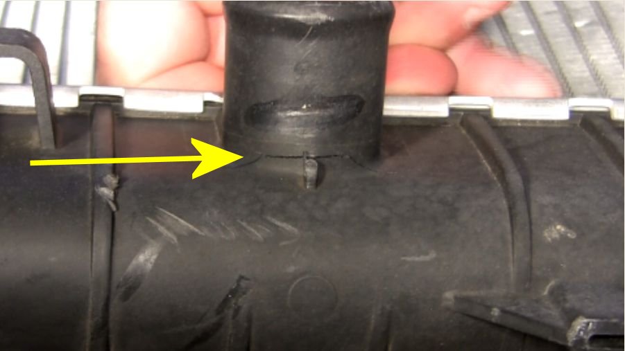 How can you repair a radiator with epoxy?