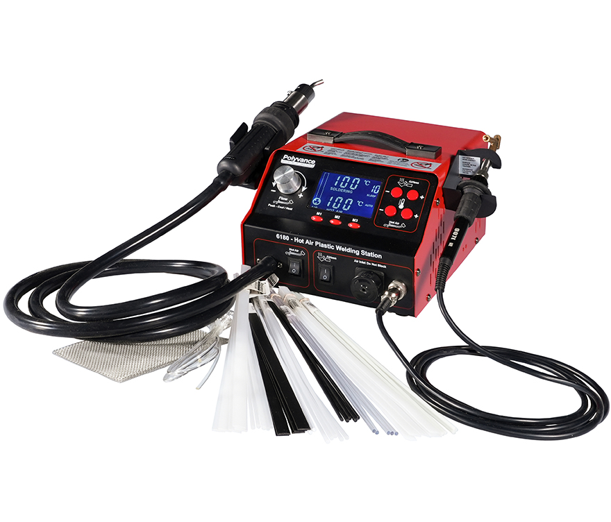The 6180 Mini-Fuzer Hot Air Welding Station with Welding Rod